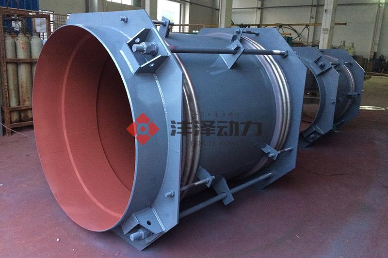 Double tie rod type horizontal corrugated expansion joint (blast furnace gas pipe network DN1800)